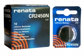 Batterij RENATA CR2450N Ontvangst