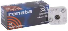 Batterij RENATA 321 Ontvangst
